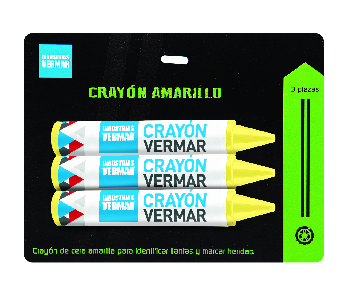 Crayon amarillo vermar