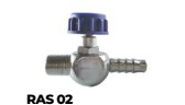 Aguja ZAMAC Registro 1/4 "(E) NPT x 5/16" Salida de manguera
