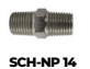 Niple 1/4" NPT